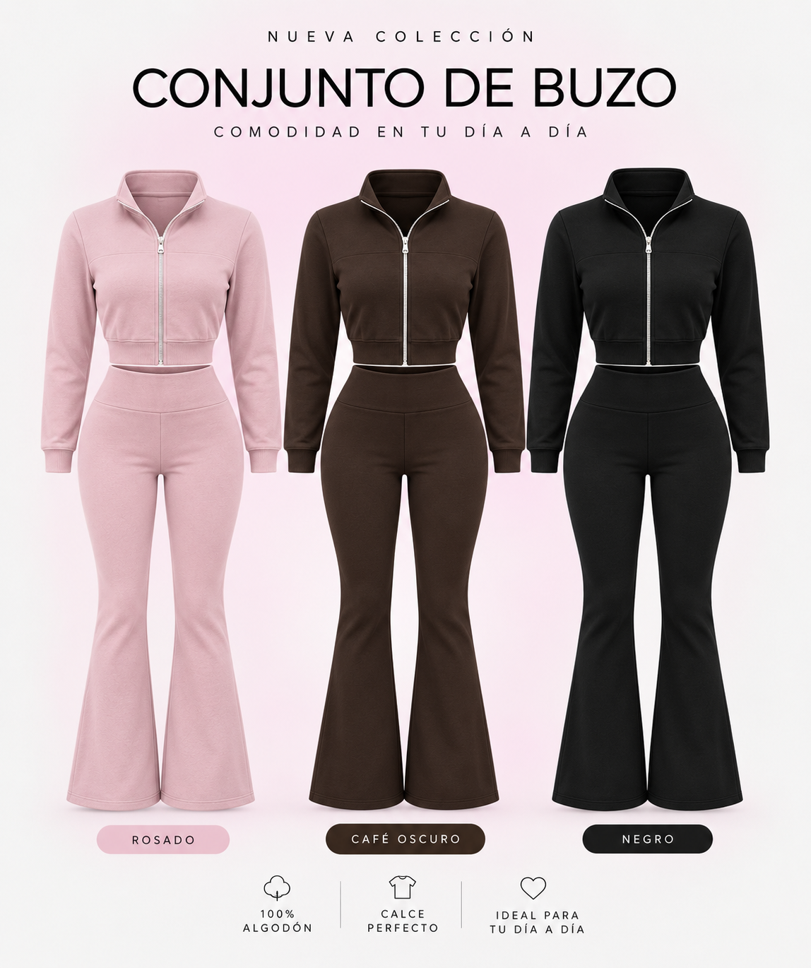 Conjunto buzo dupe Zara