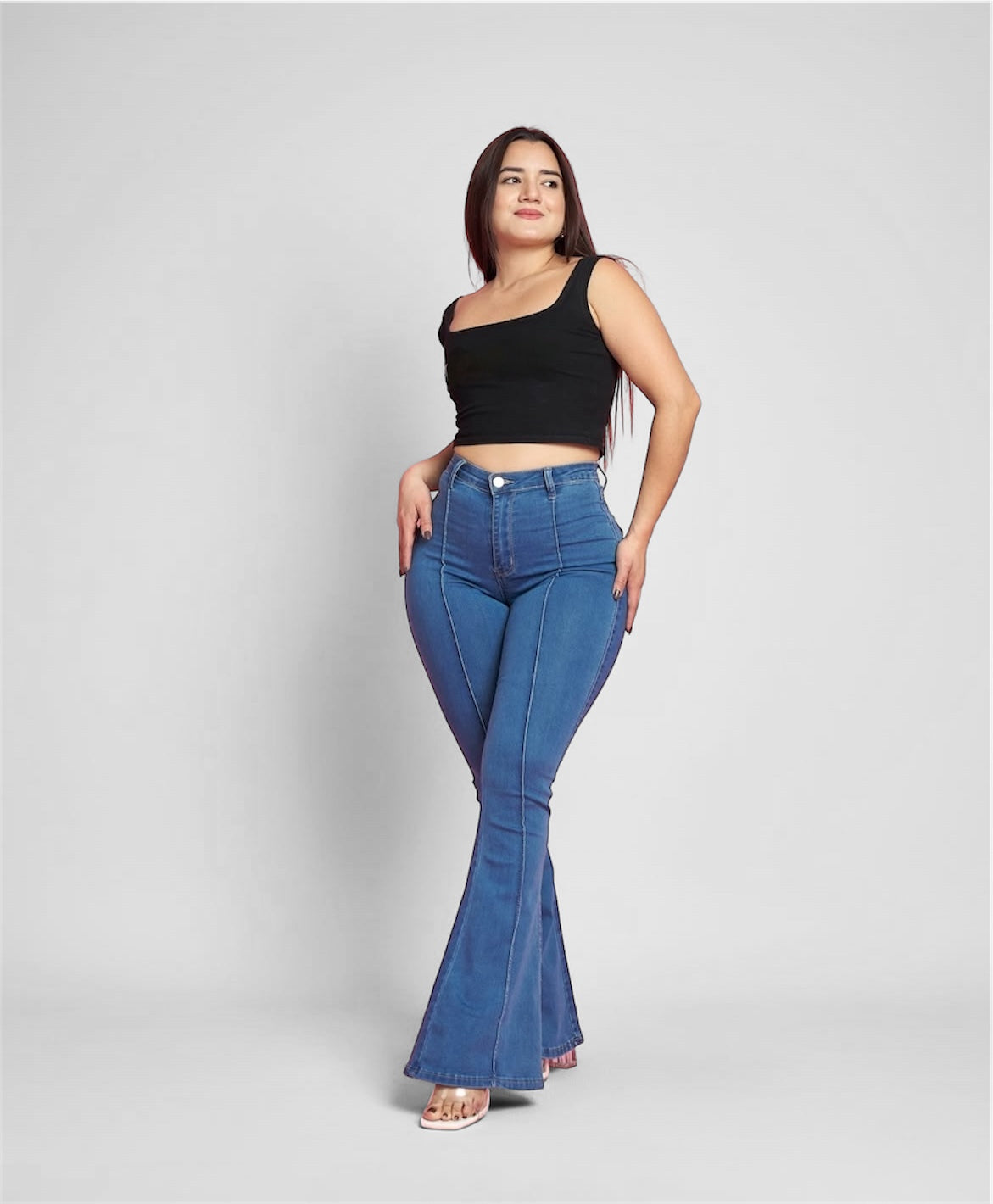 Flare jeans Zoe azul